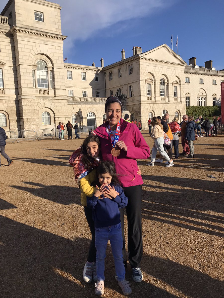 I didn’t get to share this last week &amp; I’ve been beating myself up for taking a whole 7 days off running. I’ll stop doing that and just enjoy the accomplishment, because I freaking deserve it! #MedalMonday #LondonMarathon