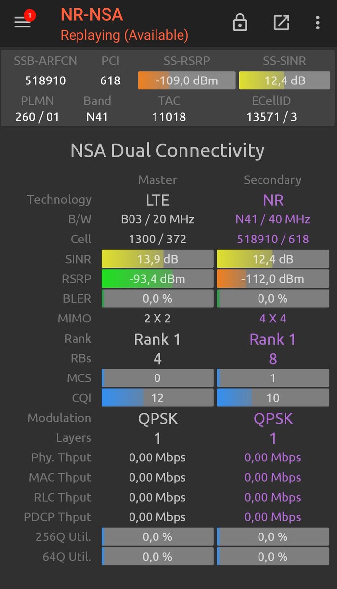 joaocond78's tweet photo. 5G roaming in Poland using @Plus_Polska network with my home sim @VodafonePT
Modlin Airport with b3 20 MHz + n41 40 MHz
#poland #warsaw #roaming #5G #n41 #tdd #b3 #fdd #nokia #plus_polska #vodafonept #networksignalguru #mi11lite5G https://t.co/mPboaFLtn3