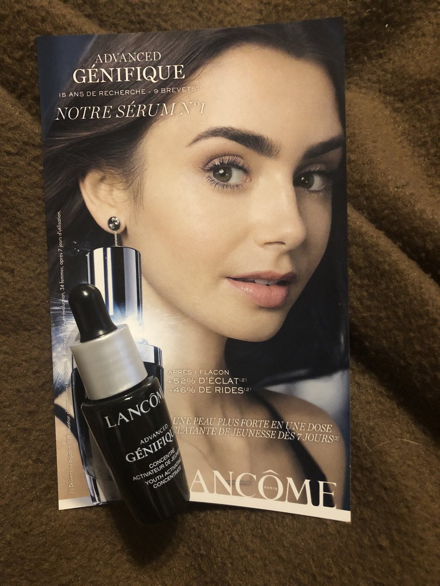 Ambre_M_'s tweet photo. Échantillon advanced génétique sérum n*1 @lancomeofficial #advancedgenifique https://t.co/DDCYbvbVIh