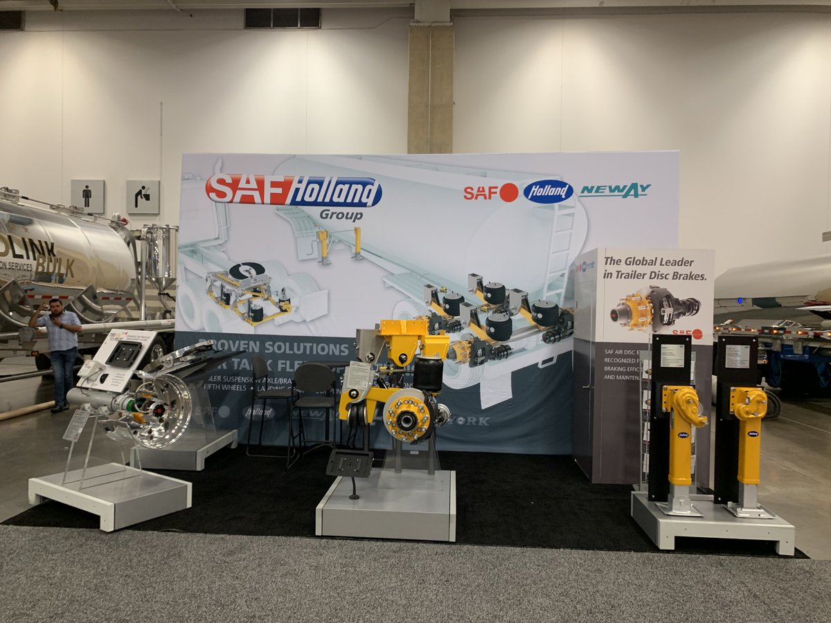 SAFHOLLAND's tweet photo. If you're in Dallas, TX for @TankTruckAssoc's #tanktruckweek2021 make sure you stop at Booth #709 and say hi!

We would love to talk to you about our product offering! 

#suspensions #landinggear #discbrakes #tireinflationsystems #fifthwheels #trucking https://t.co/KVNIMTavaQ