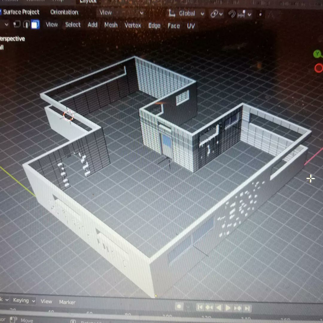 MortissCoffin's tweet photo. My "Stay Out" ruins model! Still quite early in progress ❤
#blender #Blender3D #3DModeling #gamedev #gamedevelopment #gamedesign #leveldesign #leveldesigner #architecture #architecturedesign #archipack #archimesh #constructionlines #3DModel https://t.co/zQowYl3IRJ