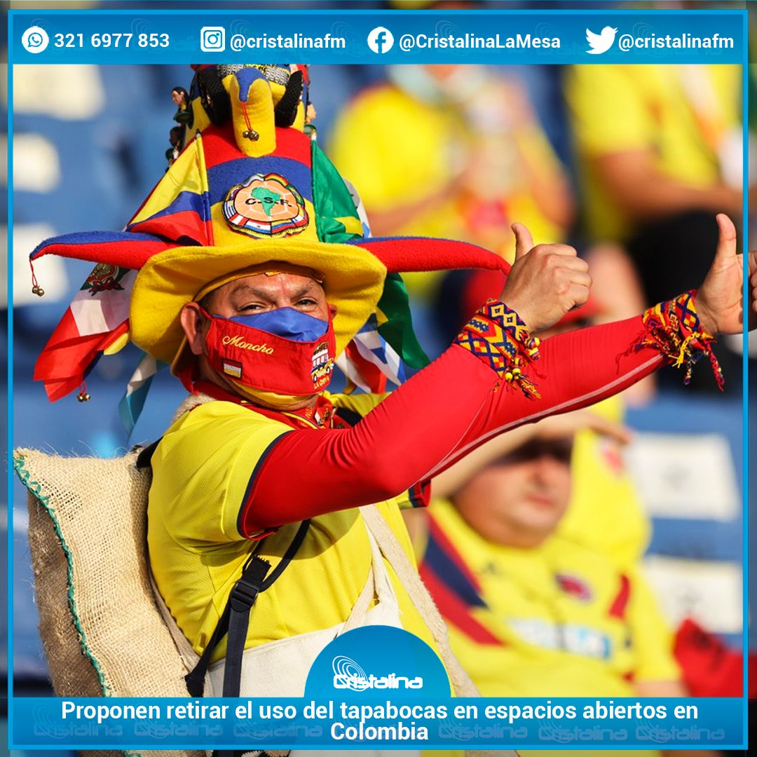 La <a href="/ANIF/">Abdulla Anif</a> propone retirar el uso del tapabocas en espacios abiertos en Colombia🇨🇴 y ampliar los aforos.🏟 Según la (ANIF), Colombia ya completa tres meses con una tendencia descendente-estable de casos de #covid19 por lo tanto sería viable una flexibilización de las medidas.