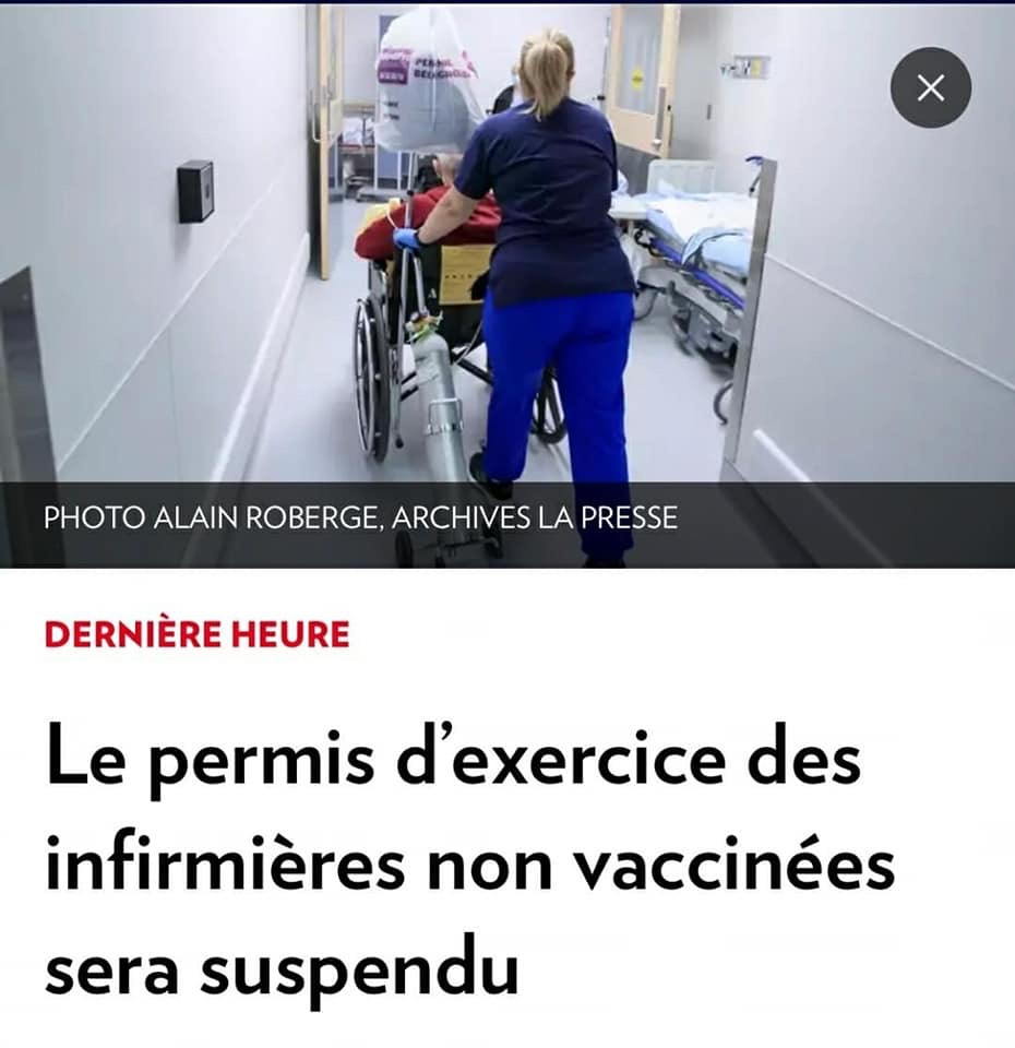 L’histoire jugera sévèrement le gouvernement Legault pour le dérive anti-démocratique et arbitraire actuelle.

Toutes les bassesses sont maintenant justifiées par la CAQ afin de se venger de ceux qui n’obéissent pas à François Legault.