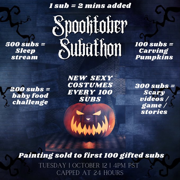 Subathon happening tmrw @ 4pm! Come hangout :D Many more activities will be had! https://t.co/QDHJdp<a href="/tag/streamsrecap"class="tags"><span>#streamsrecap</span></a>