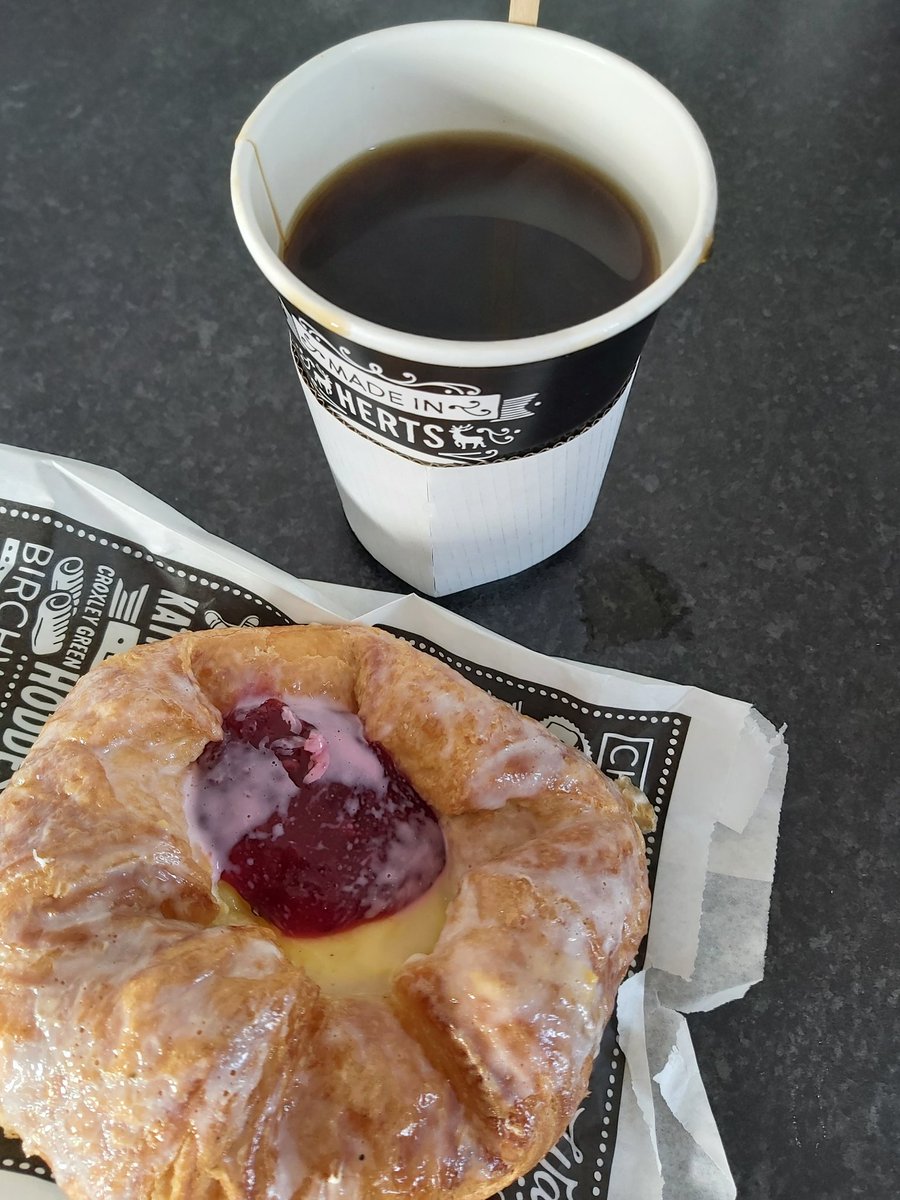 alliecrokeract's tweet image. Day 1 rehearsal treats! A  massive pastry in the morning and a Biscoff doughnut in the afternoon seemed a perfectly reasonable way to celebrate being back in a production  for the first time in SO long! #backonstage #booksleuths @TeaselCreatives