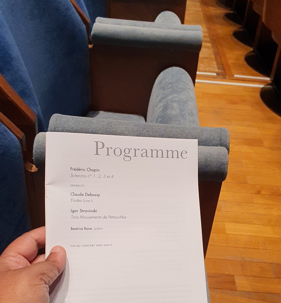 helene_mahln's tweet photo. 🎶 Wonderful Piano Recital tonight given by @BeatriceRana at the @philharmonie de #Paris ! Bravo !
📷 @helene_mahln
#concert #chopin #scherzos #debussy #études #stravinsky #stravinski #petrouchka #piano #pianist #pianorecital #classicalmusic https://t.co/58RYxOUal1