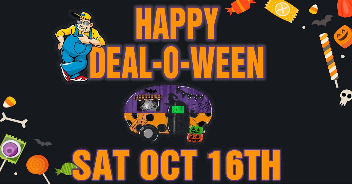 YOU DON'T WANT TO MISS THIS EVENT!  Lowest prices on RV's this season!  
Hot Wing Eating contest starting at 11:15 am (need to be signed up by 10 am)  
Cornhole Tournament starting at 1 pm (bring your own partner and your own bags, sign-ups start at 12 pm).  
HUGE Cash prizes