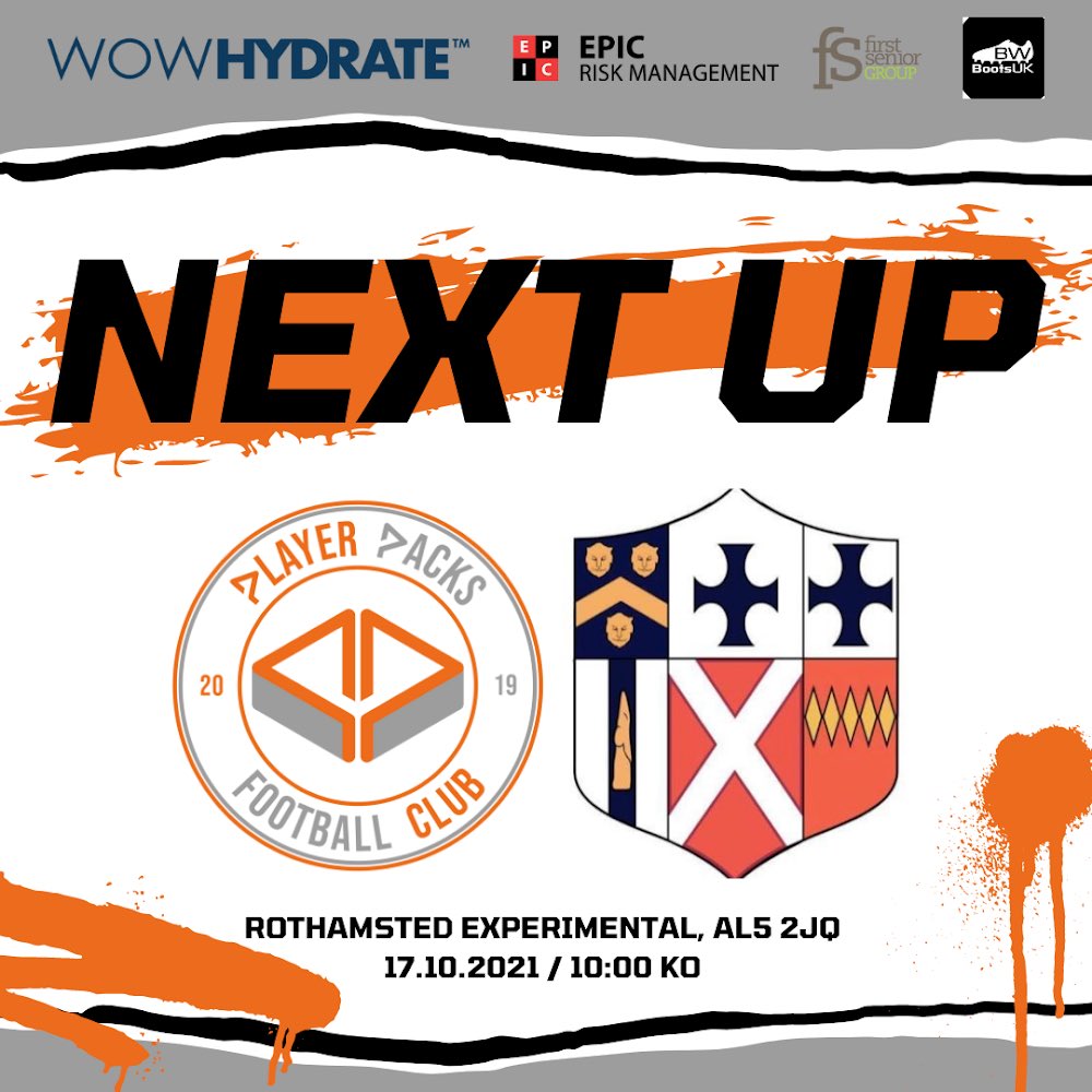 PlayerPacksFC's tweet photo. β½οΈ ππππ ππ
πΊ THE PACK
π STRAFFORD ARMS FC
π @HERTSADSL DIVISION 1
β° 10AM KICK OFF
π ROTHAMSTED EXPERIMENTAL STATION
π AL5 2JQ
#UpThePack #WeAreThePack #PlayerPacksFC #PlayerPacks #Wolf #WolfPack #Wolves #Football #Soccer https://t.co/rYPKHd8uPP
