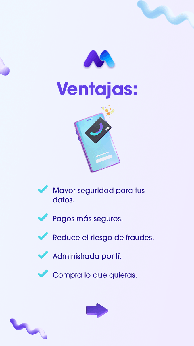 Las tarjetas virtuales se ha convertido en una de las soluciones más #seguras y eficientes para hacer cualquier tipo de compra en línea. ✅  #Lunes #EducacionFinanciera #Mexico