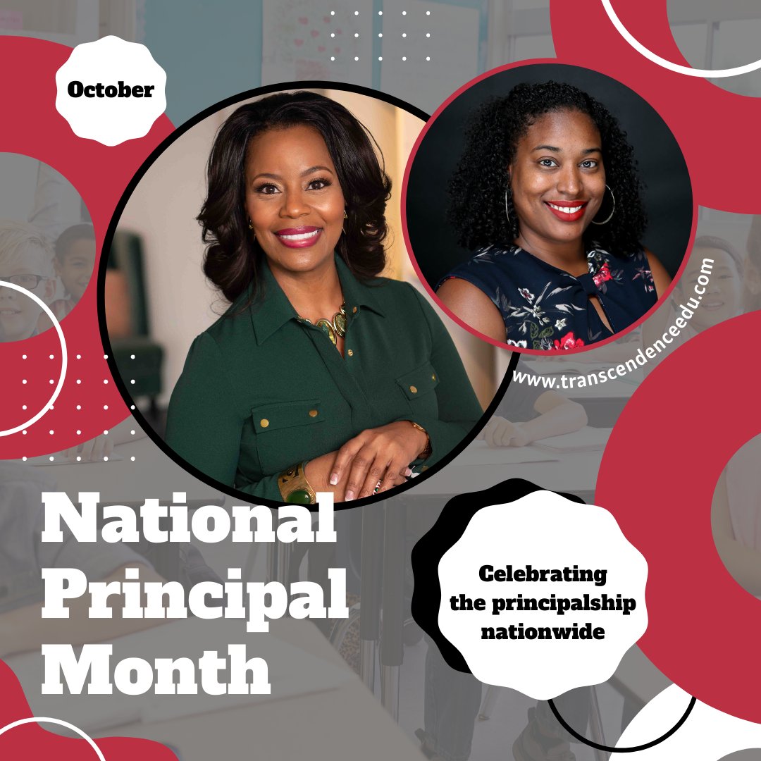Transcendence Educational Partners want to thank our #TeamTEP members who have held the role as principal and currently hold the role as a principal. Join #TeamTEP to thank our Founder &amp; CEO, <a href="/DrSheriMiller/">Sheri L. Miller, PhD</a>  and our Instructional Pedagogy &amp; Math Consultant, Michelle Cooley!