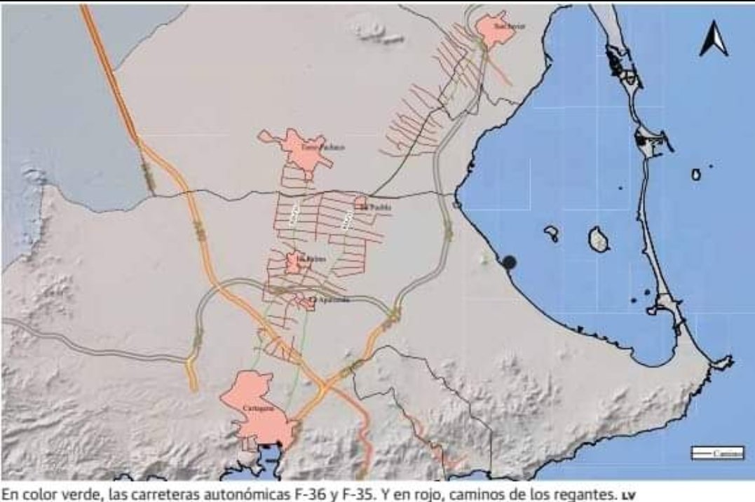 Inversión de 400.000€ en la mejora de la seguridad vial en las carreteras RM-F36 (Cartagena-La Palma-Torre Pacheco) y RM-F35 (Cartagena-La Puebla- San Javier), interviniendo en los 70 cruces con caminos de servicio agrícola. #ADELANTETorrePacheco