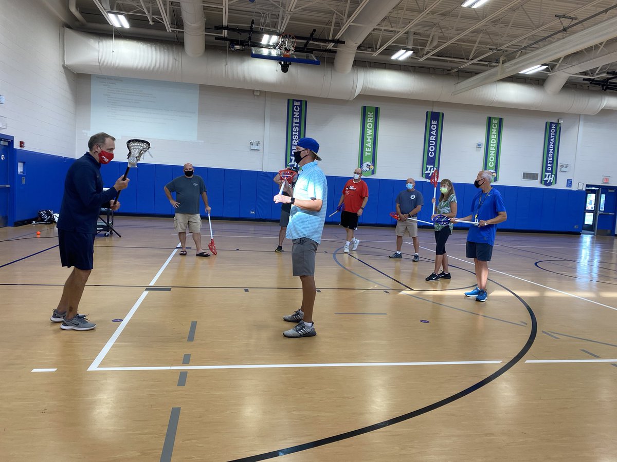 Thank you Arlington Attack for the Lacrosse workshop for elementary PE teachers today and for bringing lacrosse to Arlington Heights! #d25itspersonal #d25learns