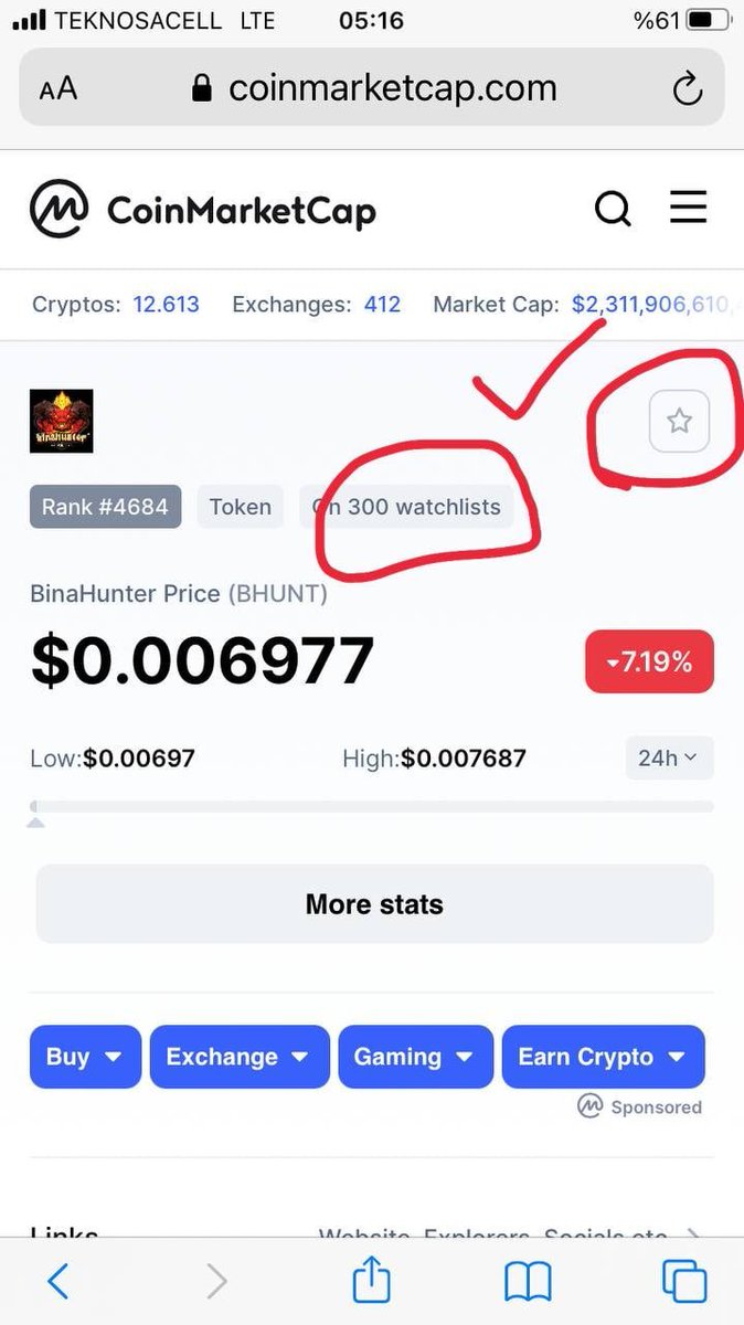 📈📈📈Everyone likes and follows Binahunter on CMC, let us become better together!

coinmarketcap.com/currencies/bin…