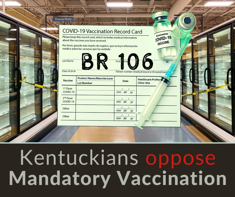 SavannahLMaddox's tweet photo. There is NO good reason why KY can’t ban vaccine mandates like TX just did. Although we do not have a governor who cares about protecting individual liberty, we DO have a supermajority of Republicans who owe it to the citizens of the Commonwealth to provide similar protections. https://t.co/yOwoPwa4uA