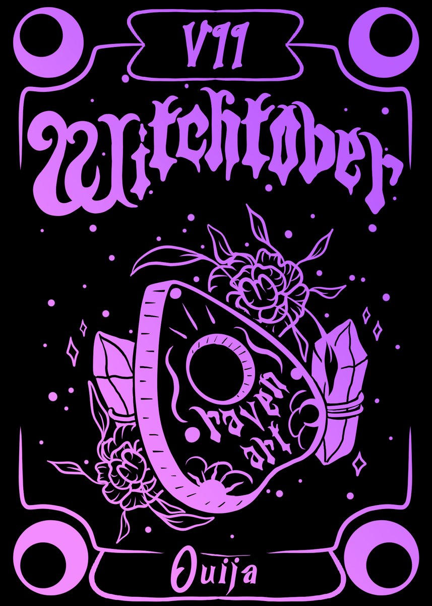 RavenArt_'s tweet photo. ✨ Witchtober - 7 OUIJA ✨
#ravenartober #feriamonster #listawitchtober #witchtober #moonchild #witchcaft #darkart #gothicart #witchythings #familiar #drawing #illustration #vector #xppentablet #witchtober #tablet #goat #familyspirit #neospooky #ravenartober2021 https://t.co/rupocCND4n