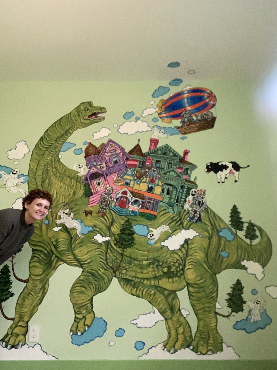 flappins_jack's tweet photo. Newly completed nursery mural 🎨
#mural #painting #art https://t.co/i3cw00b5YY