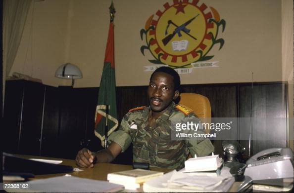 Today in Burkina Faso 14 men went on trial for the 1987 assassination of Thomas Sankara. 

Sankara was shot in the course of a coup organized by Capt. Blaise Compoare. His murder was the occasion for Africa-wide debate over the role of the military in politics. 1/