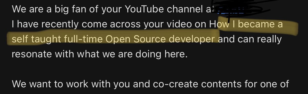 DavideBenvegnu's tweet photo. Apparently this company is so fond of my YouTube videos that they even love a video I’ve never produced…

#creators #creatorslife #checkbeforeyoumessageme #promofail https://t.co/h7K7zbcHxN