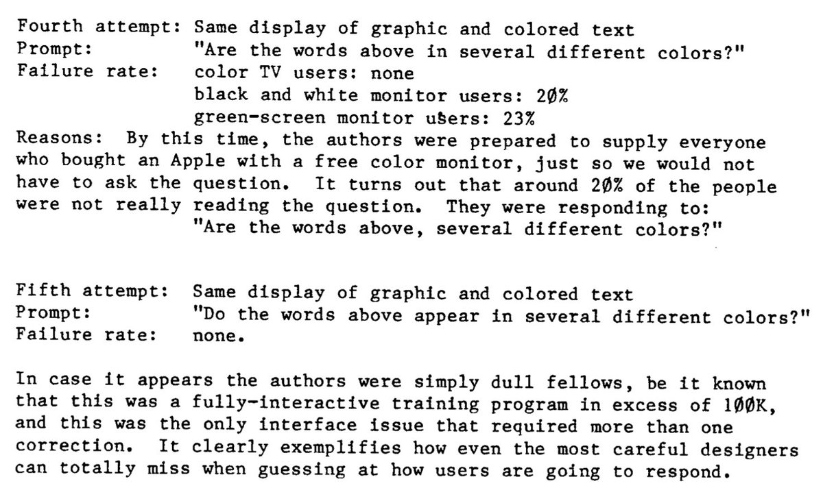 MoonshineDesign's tweet image. Apples 1985 HIG included references to Carl Jung’s Personality Classification, the last line still holds true today #humaninterfaceguidelines
