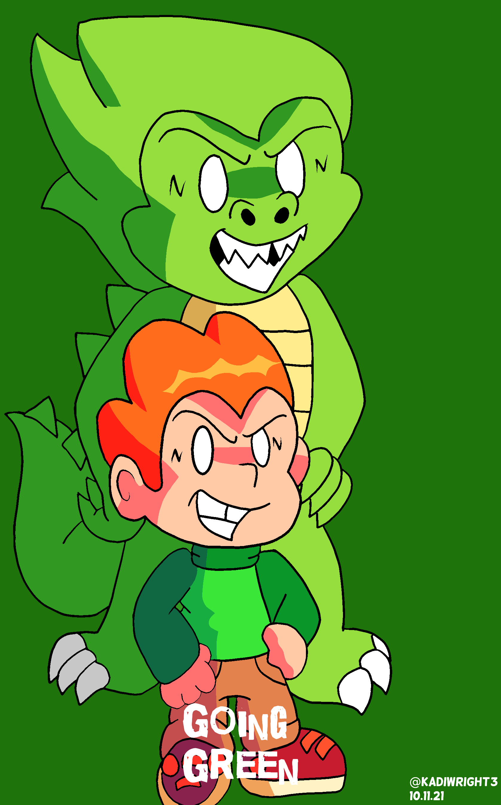 Green Alligator on X: Redraw) #slendytubbies #slendytubbies3   / X