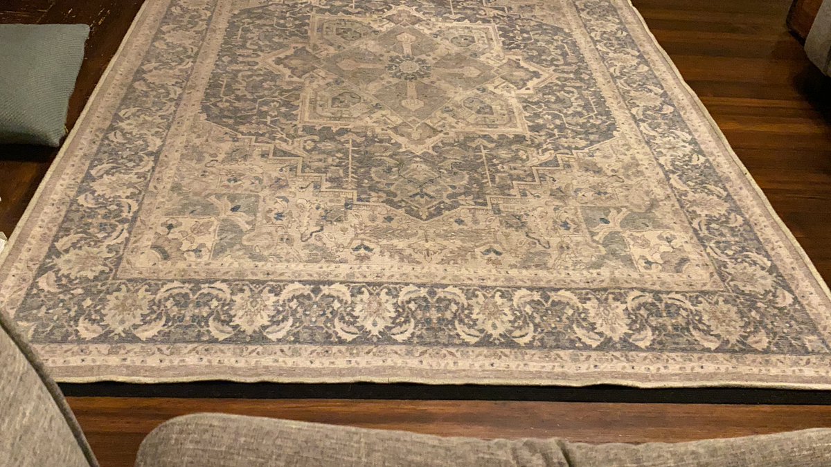 matthewguiry's tweet photo. @Ruggable no matter what I do my rug will not fit on the pad. It is about an inch too short. Please help!!! 😩 https://t.co/fQ6vm5JDQ6