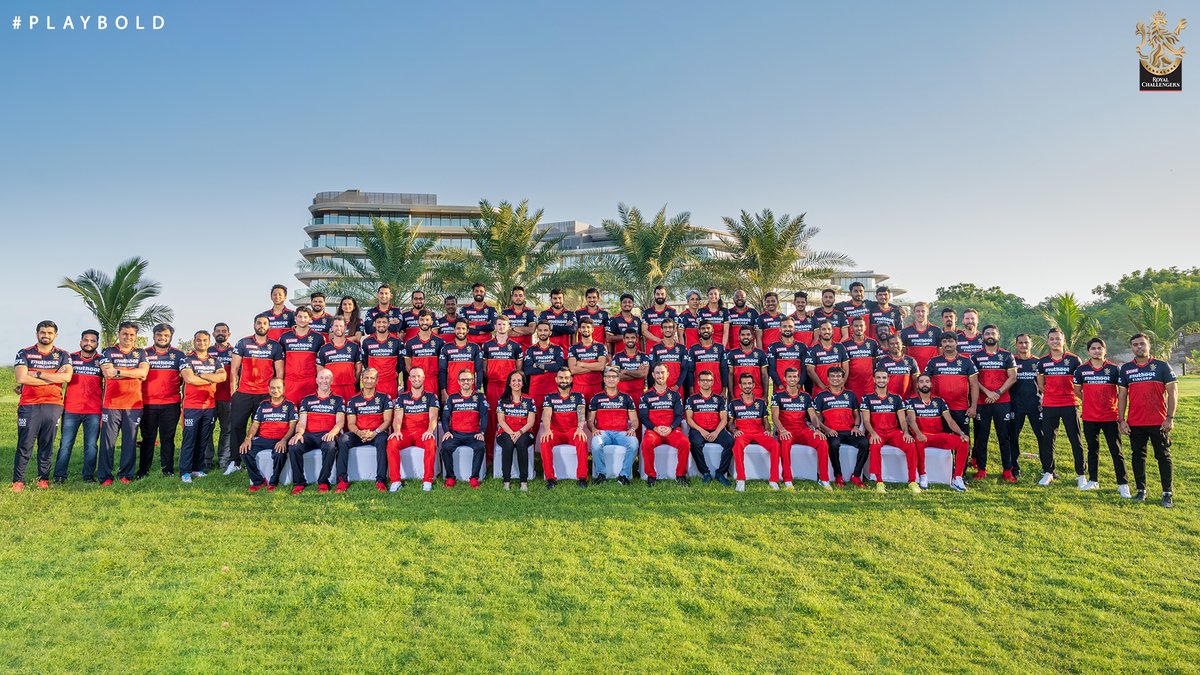 RCBTweets's tweet image. A HUGE THANK YOU to this entire family that put in countless hours of hard work and dedication in the RCB bio bubble and showed us what it is to #PlayBold.❤️

#PlayBold #WeAreChallengers #IPL2021