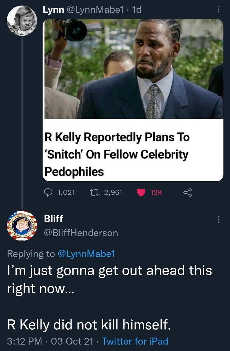 DJDMakPNW's tweet photo. #Rkelly #Epstein #breaktheinternet #Pedophiles https://t.co/eKeLxPKlHv