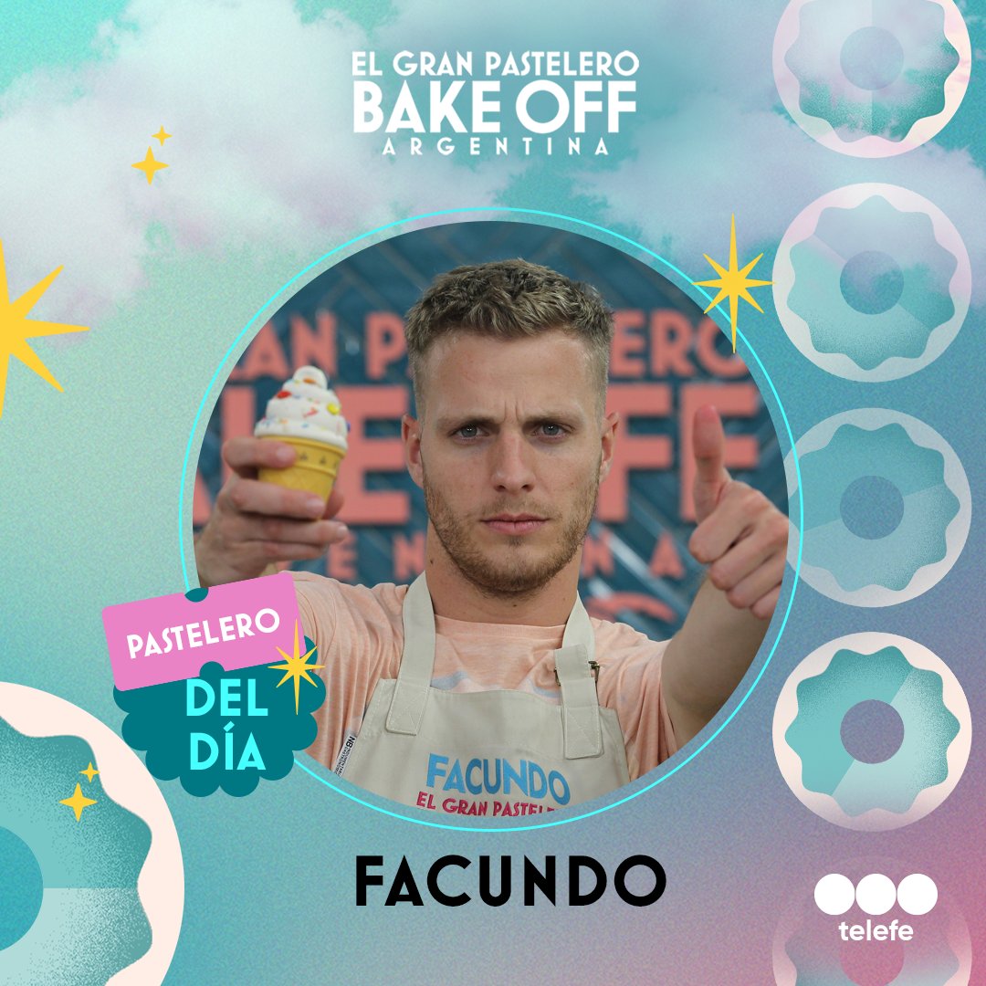 CocinaTelefe's tweet photo. 👏🏻Cinco minutos para Facu👏🏻
El cordobés conquistó al jurado de con su torta otoñal y finalmente se lleva el tiempo extra para el domingo🌈🍰 ¡Felicitaciones al pastelero de #BakeOffArgentina! https://t.co/xPMH08YtI1