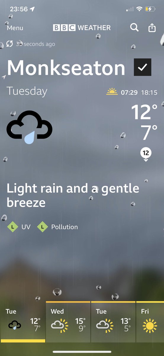 paulm844's tweet image. Tuesday’s weather isn’t that good so we’re getting another go later in the week. #bbcfail