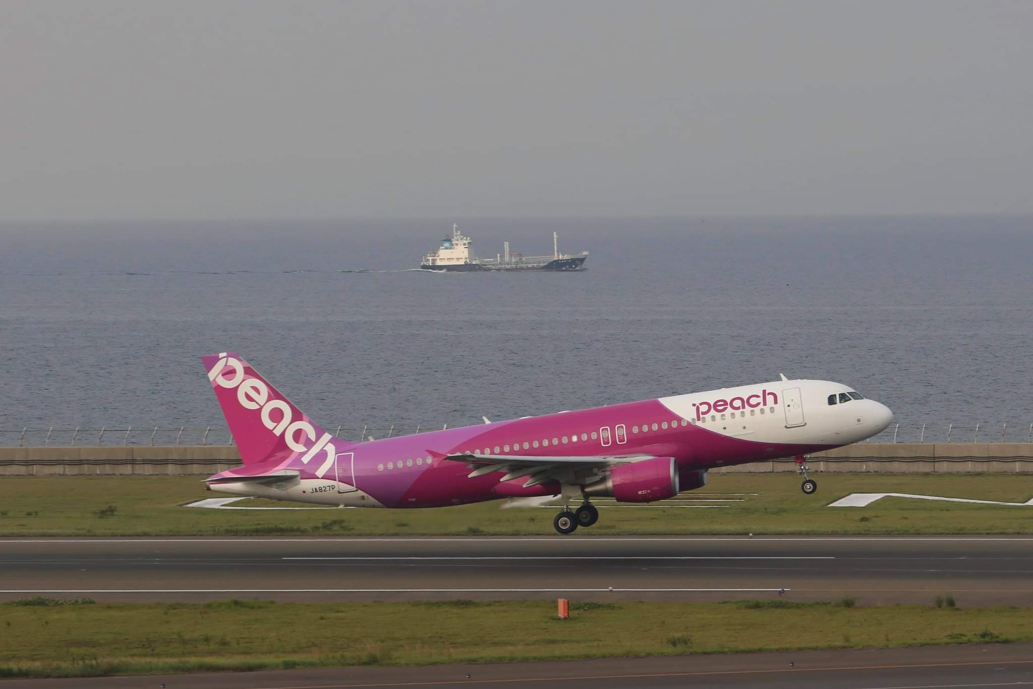 中部国際空港セントレア Peachの機体が新千歳 に向けて出発です 曇り空でも鮮やかなフーシアピンクが映えてますね 今朝の滑走路は36です セントレア T Co 6kc3g4ftmh Twitter