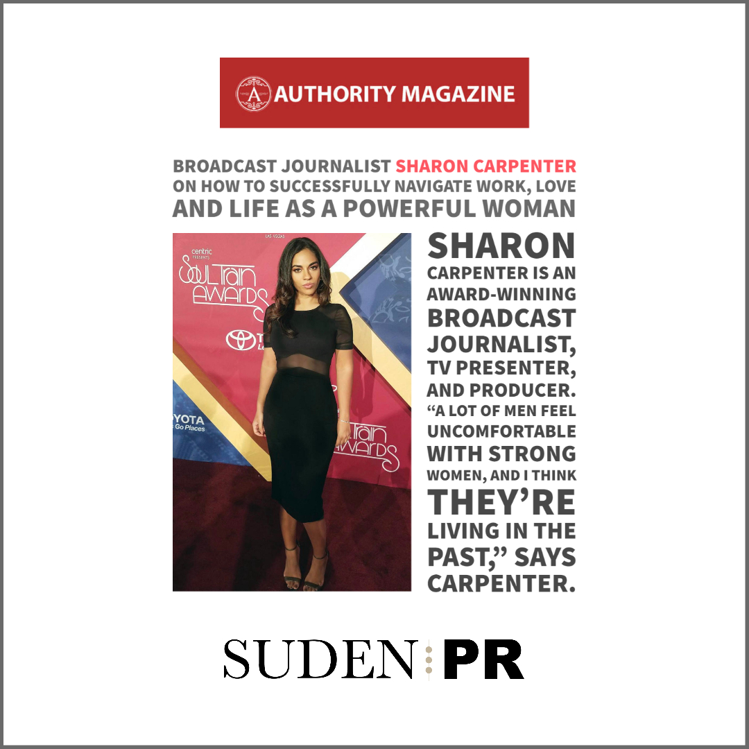 Sharon Carpenter is an award-winning broadcast #journalist, TV presenter, &amp; producer. “A lot of men feel uncomfortable with strong women, and I think they're living in the past,” she says.

INTERVIEW: bit.ly/3llKaRm

#SudenPR #Client #Press <a href="/sharoncarpenter/">Sharon Carpenter</a> <a href="/mingszhao/">Ming Zhao</a>