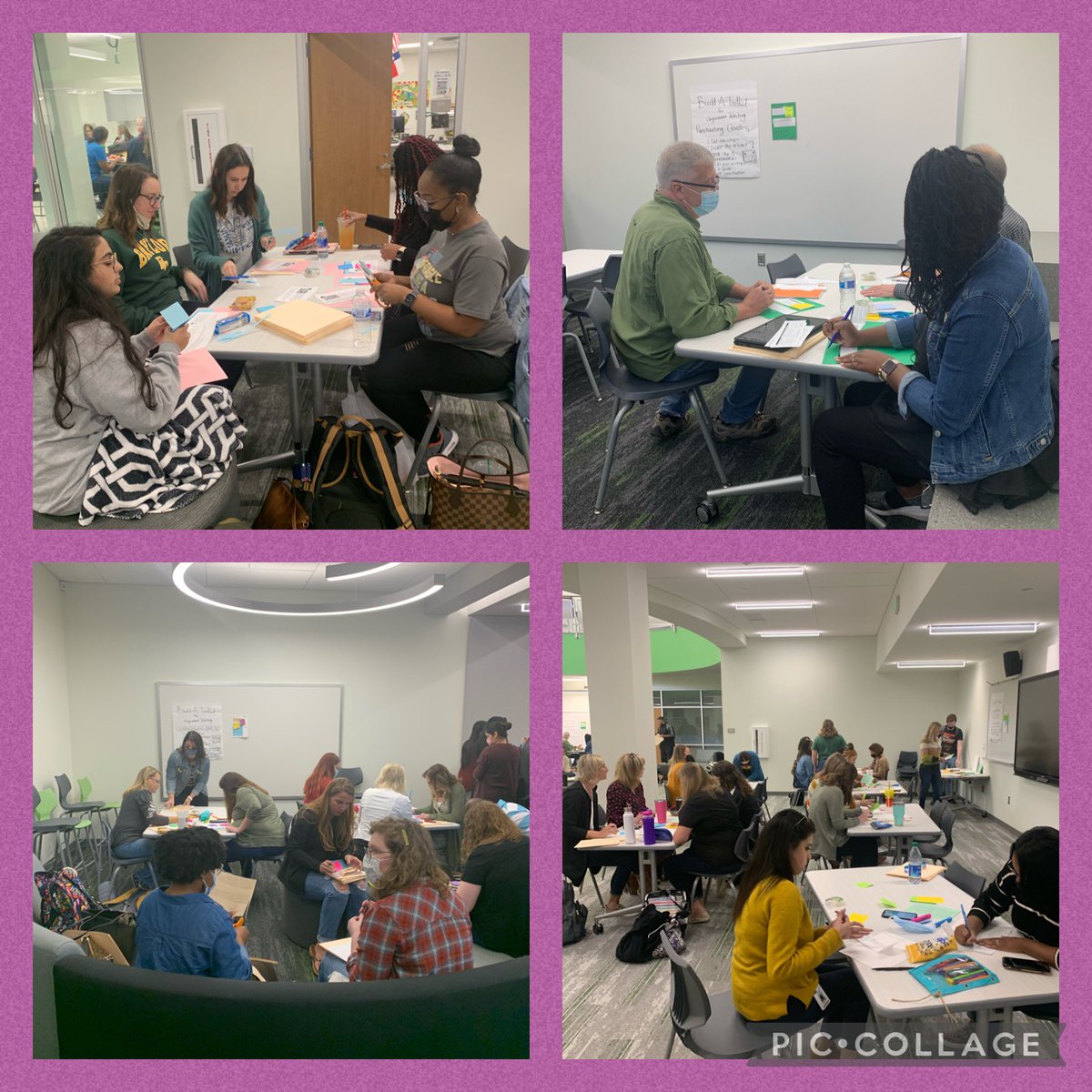 NashLiteracy's tweet photo. Middle school ELAR educators build toolkits to support students during small group instruction. https://t.co/6zDTn5F9fQ