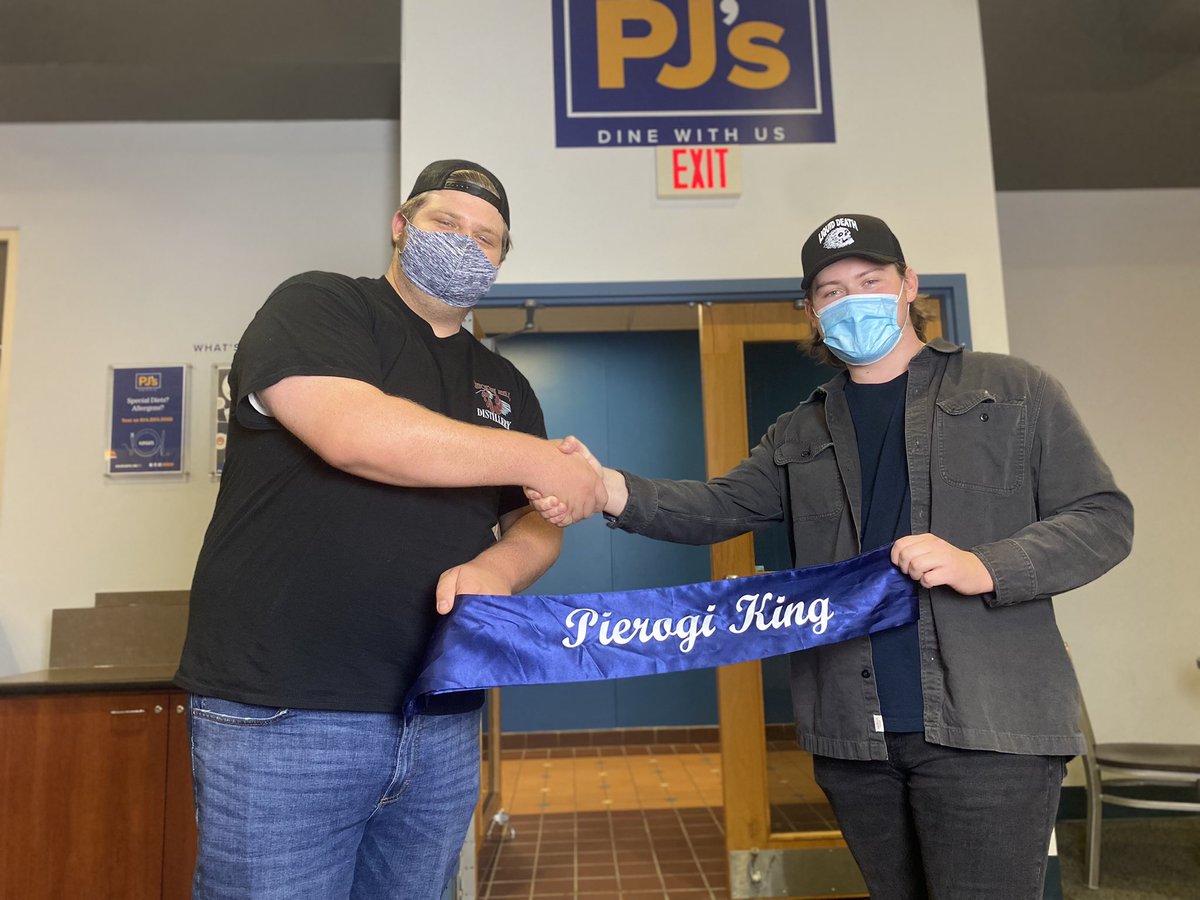UPJEats's tweet photo. We want to thank our official 2021 UPJ Eats Pierogi King and Queen nominees for showing their Pierogi Spirits! A special congratulations to Friday Elder and Kirsten Gillin-Reese on winning this years title, true Pierogi enthusiast 👑 https://t.co/9T0JR7imz2