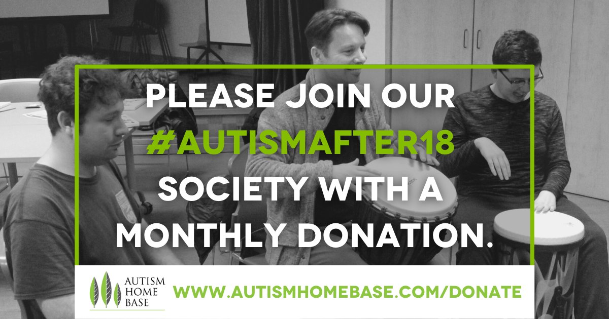 Please consider making a one-time donation or joining our #AutismAfter18 Society with a monthly donation.

To make a donation visit: autismhomebase.com/donate/

#AutismHero #AllliesforAutism #leadership #CreateOpportunities #SupportOurCommunity