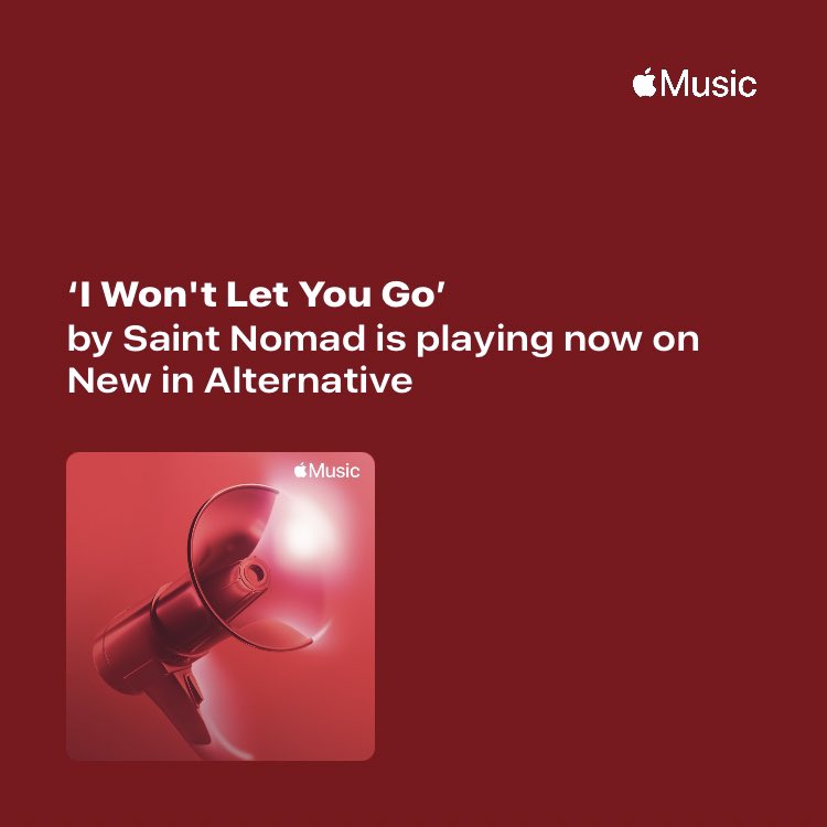 Thank you @applemusic for adding our song to New in Alternative! So grateful 💫