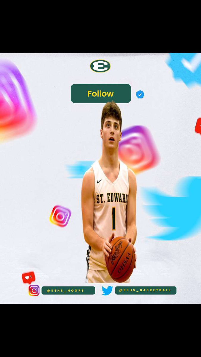 Be sure to follow <a href="/SEHS_BASKETBALL/">St. Edward High School Basketball</a> to stay up to date on your favorite high school hoops team.