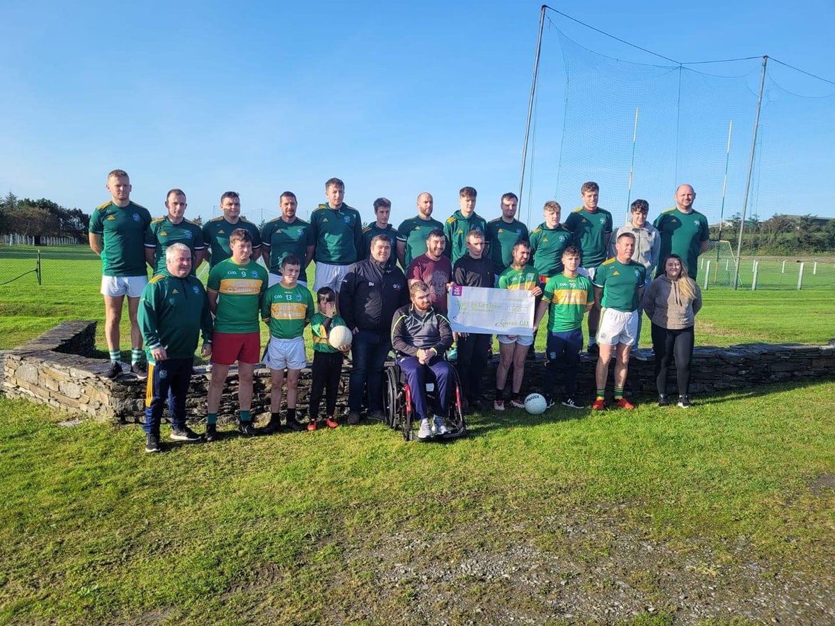 GarnishGAA's tweet image. The GAA is more than football and hurling. Delighted to support Beara  @MacranaFeirme  fundraiser for Gary Hartnett #community #meitheal  @HarringtonFinb
