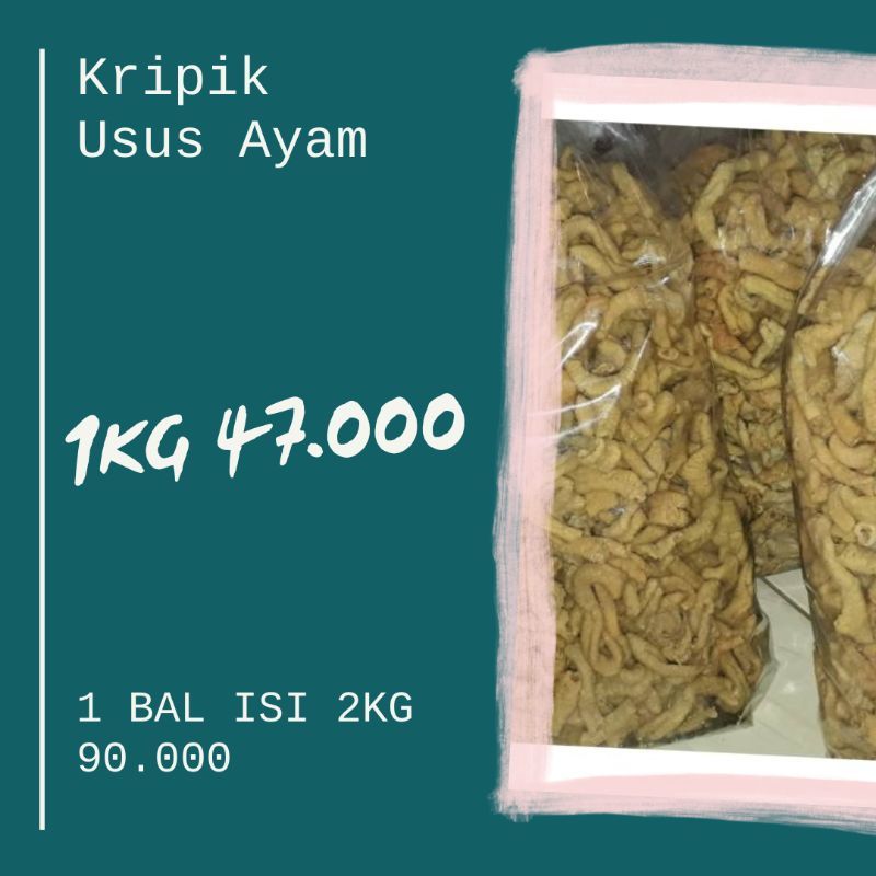 Isahroni's tweet photo. Saya menjual Kripik Usus Ayam 1kg seharga Rp47.000. Dapatkan di Shopee sekarang! https://t.co/bVSX1NsIfa #ShopeeID https://t.co/Katio6kJFL