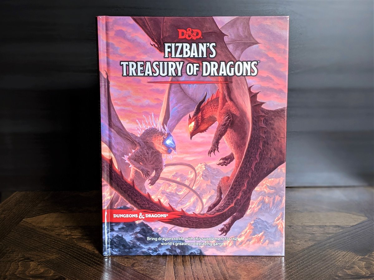 DropTheDie's tweet photo. 🐉GIVEAWAY!🐉

Wanna win a copy of Fizban's Treasury of Dragons!

To enter just FOLLOW, RETWEET, and LIKE this tweet. 

- Meet Fizban, the doddering archmage
- Find details for over 20 types of dragons even GEM dragons
- Draconic player options
- a #dnd5e good time™

Rules⬇️ https://t.co/gWEtCjO9hx