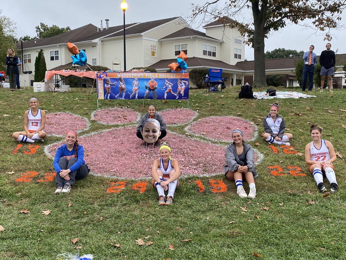 whsfockey's tweet photo. On 10/5 we honored our outstanding Seniors!! Life is so much more fun with you 6 in it! #KARTFOREVER #FOCKEYFAMILY #SENIORSEASON 💙🧡🏑💪🏼 https://t.co/C52LH3lwex