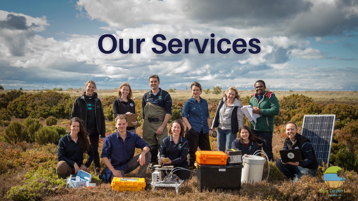 Looking for support for a #BlueCarbon project? Check out the new 'Services' section on our website! We have expertise spanning wetland carbon assessments, environmental restoration, feasibility assessments, SEEA, remote sensing, and more! Learn more: bluecarbonlab.org/services/