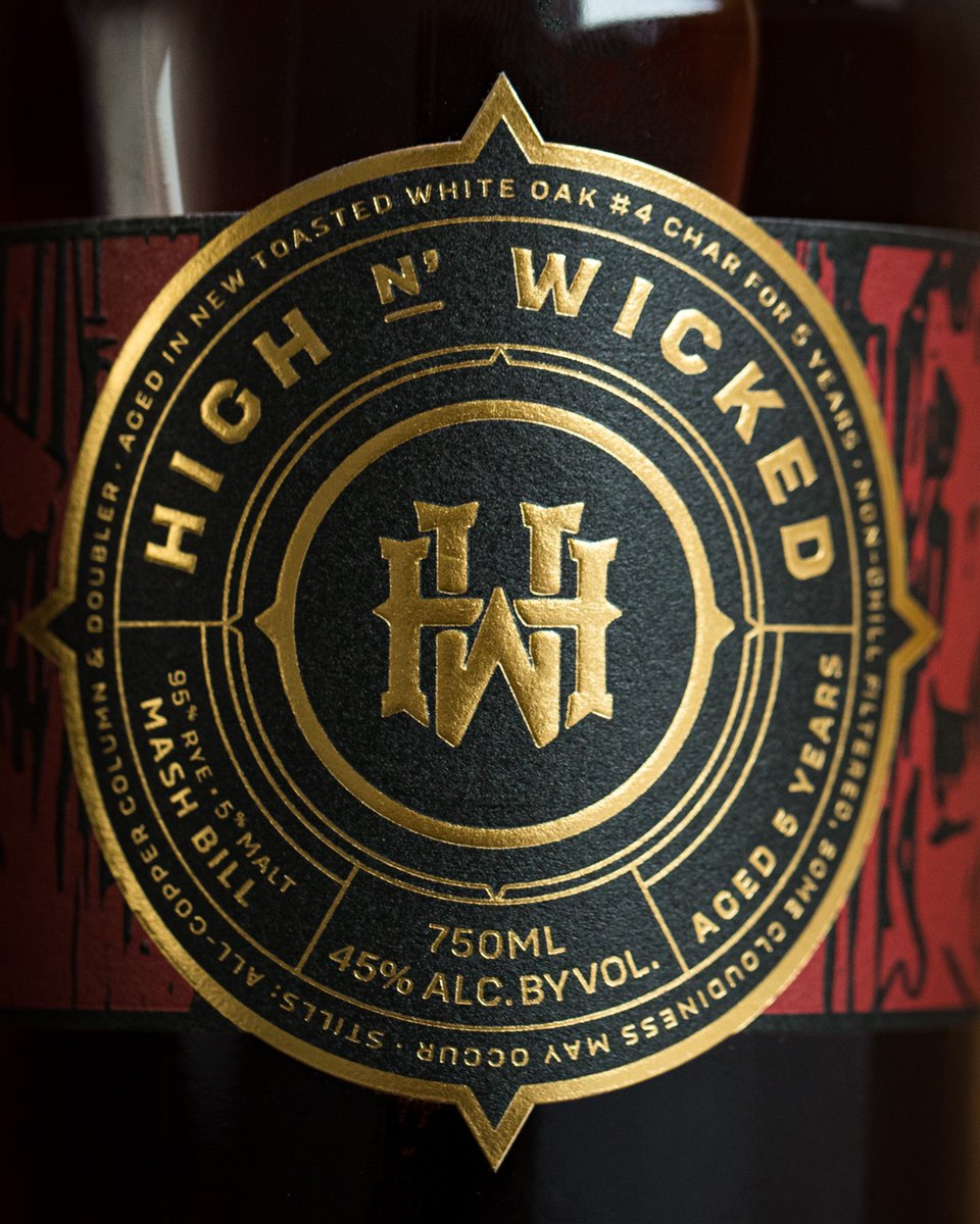 High N' Wicked's 5 Year Kentucky Straight Rye Whiskey
⁠
Aged 5 Years in Toasted New #4 Char American White Oak Barrels.
⁠
Origin: New Riff Distilling, Newport Kentucky
⁠
Mash Bill: 95% Rye, 5% Malted Rye
⁠⁠
Stills: All-Copper Column &amp; Doubler
⁠
#rye #ryewhiskey #whiskey