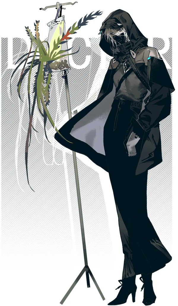 ❝You still don't hate me, right, Kal'tsit?❞

Advanced Oripathy Patient/Doctor OC. 

Arknights/Multiverse. 

Dr. Xiluo, The Doctor With Originium Organs. 

The Infected Piece Of #Chess.

More Info Below. 

Like And Retweet For Doctors.