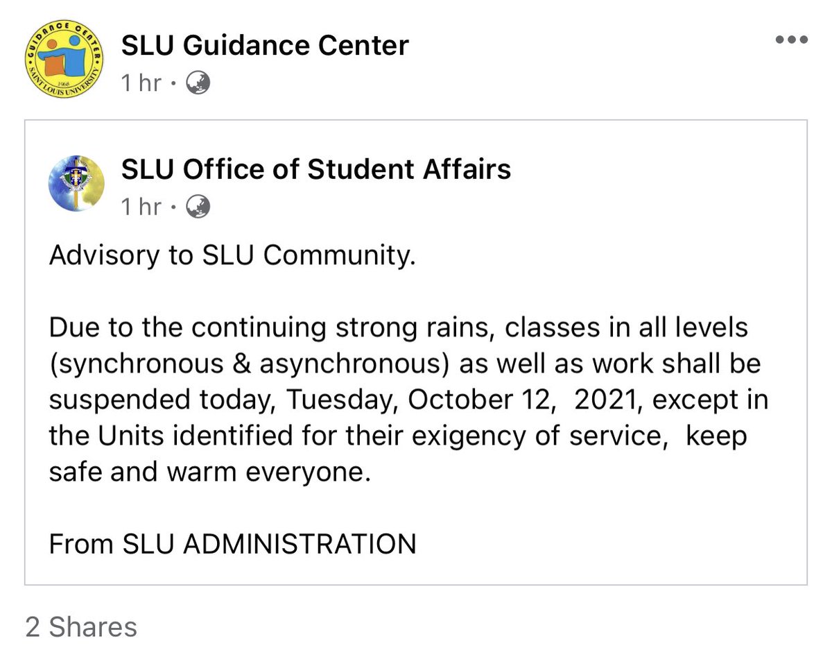 slu_ccw's tweet photo. Stay safe! https://t.co/9O6OaboiKQ