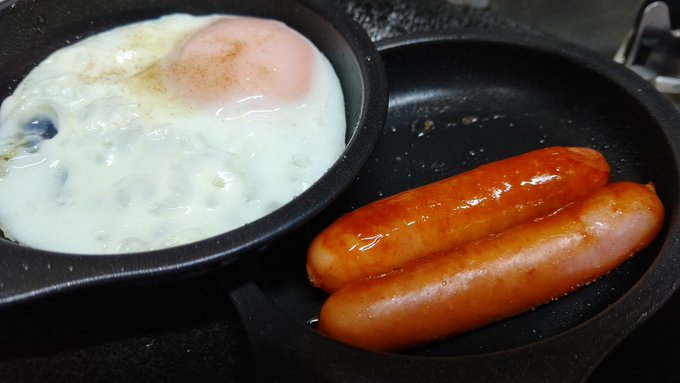 いい感じに焼けよる 