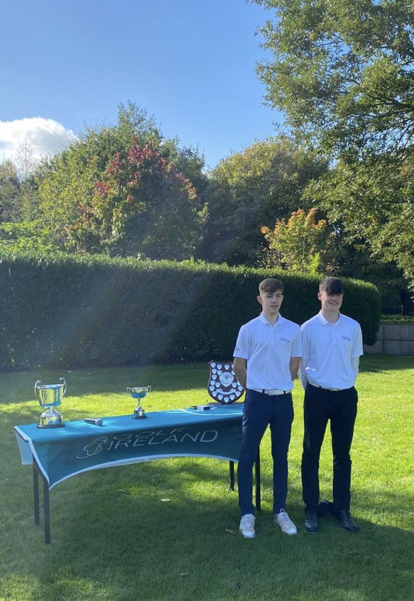 nikkibicki's tweet photo. Congratulations @noah_rb and U16 Ulster team winning the underage interprovincial championships @GolfIreland_ 2 members from @massereenegc fabulous weekend thanks to @MountWolseleyGC for hosting this wonderful event. Thanks to @chris_gallaher for the prep work🏆🥇@colinbuchanan4 https://t.co/fUYQYa7rIs