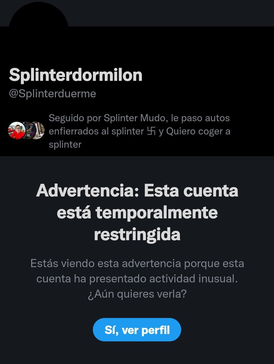 ULTIMO MOMENTO: falleció un Splinter.