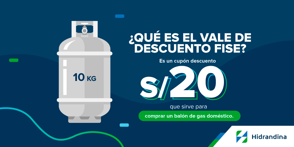 HidrandinaPeru's tweet photo. 🔵Vale FISE | Este vale de descuento permite que familias vulnerables de zonas rurales y urbanas puedan a acceder al descuento de 1 balón de gas GLP.
#Hidrandina #ValeFISE https://t.co/xoHcKc3CNs