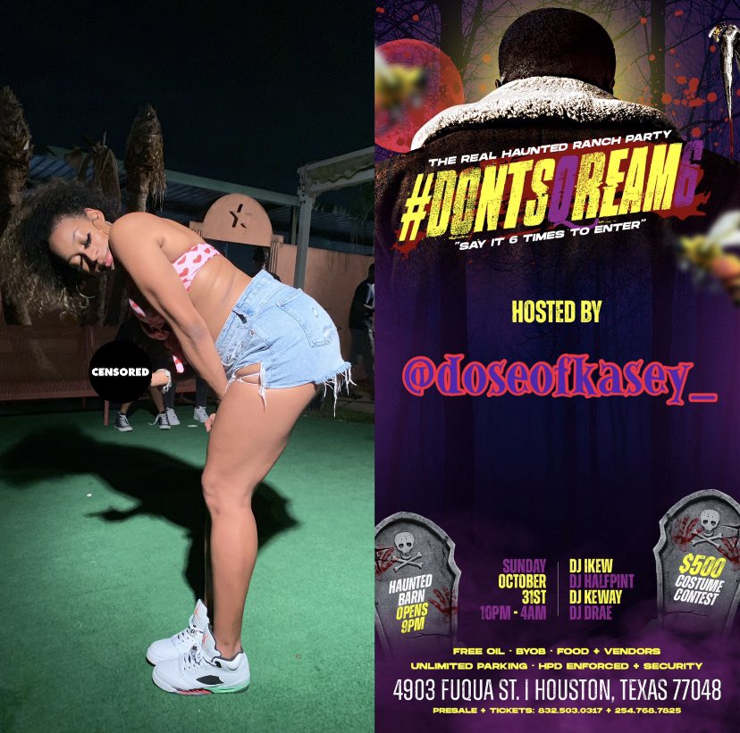 fienin4KC's tweet photo. OCT 31ST #DontSQream6 THE HAUNTED RANCH PARTY 🎃🎃 EXPERIENCE OUR LIVE HAUNTED 🏚 BARN • UNLIMITED PUNCH &amp; OIL • VENDORS &amp; MORE • PARKING PASS AVAILABLE ON EVENTBRITE RIGHT DM @djikew or contact the number on the flyer for more information ℹ️ about #DontSQream6 https://t.co/8RKWoWdzja