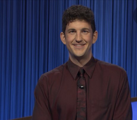 Kimsmercurygirl's tweet photo. This guy. What a run. And twenty minutes from my home town. #alexTrebek would’ve LOVED this! #mattAmodio #pleasureToWatch #greatMinds #Jeopardy https://t.co/RzC8tXOVrJ